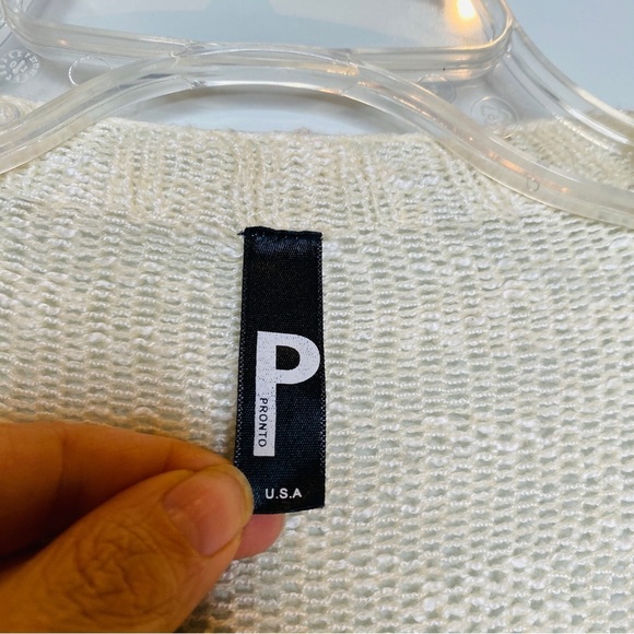 Hi-Lo Striped Open Front Waterfall Cardigan Knit Kimono - Picture 10 of 11